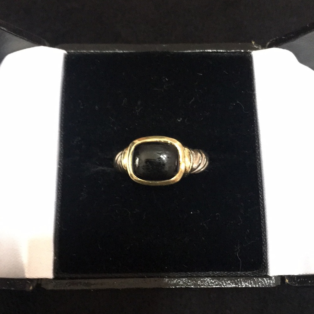 DAVID YURMAN NOBLESSE BLACK ONYX SILVER & GOLD 🔥